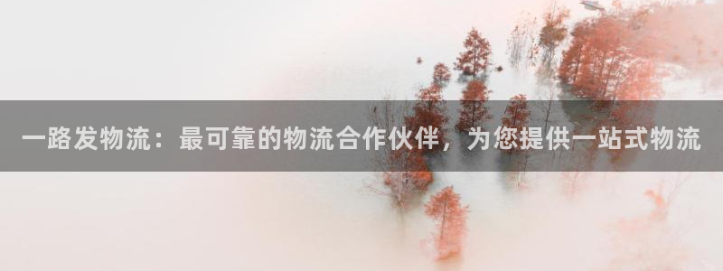 28圈p扣除：一路发物流：最可靠的物