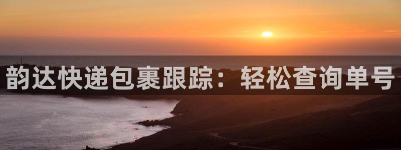 28圈登录网：韵达快递包裹跟踪：轻松