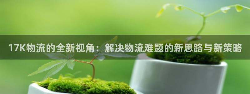28圈不给提现:17K物流的全新视角