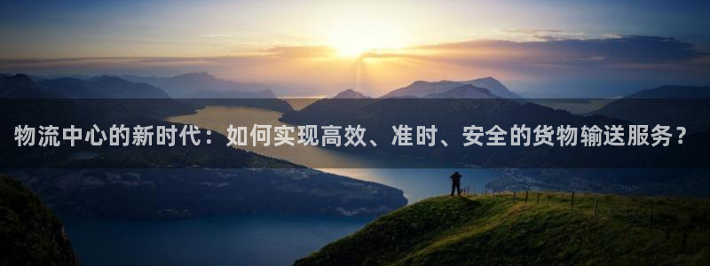 28圈注册网站：物流中心的新时代：如何实现高效、准时、安全的